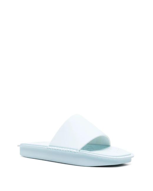 Y-3 Blue Tonal Chunky Slides for men