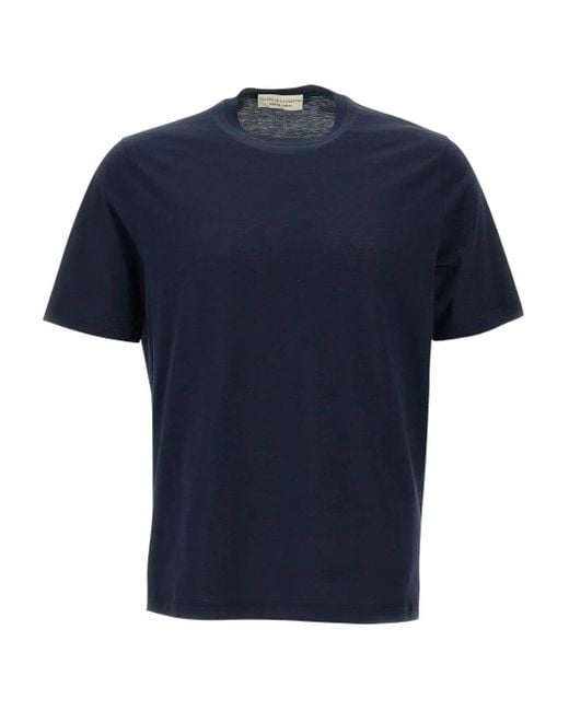 FILIPPO DE LAURENTIIS T-Shirt aus Baumwolle in Blue für Herren