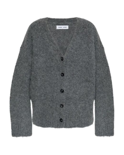 Samsøe & Samsøe Gray Sajeanne Long Cardigan