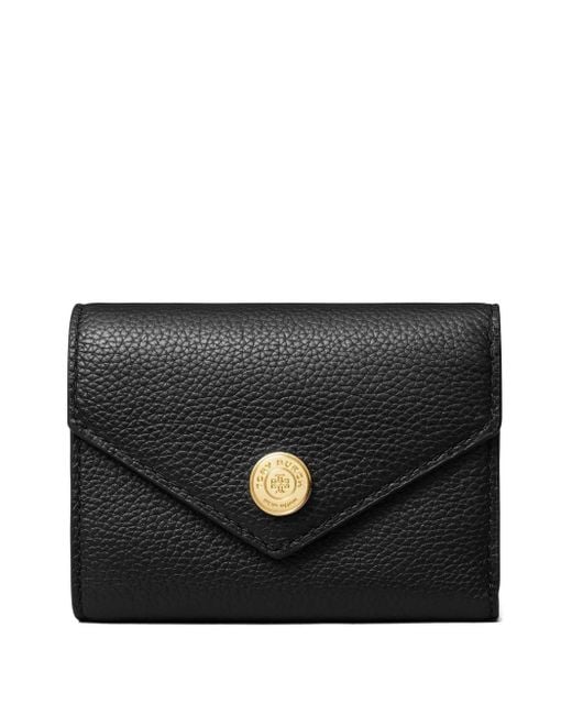 Cartera texturizada Tory Burch de color Black