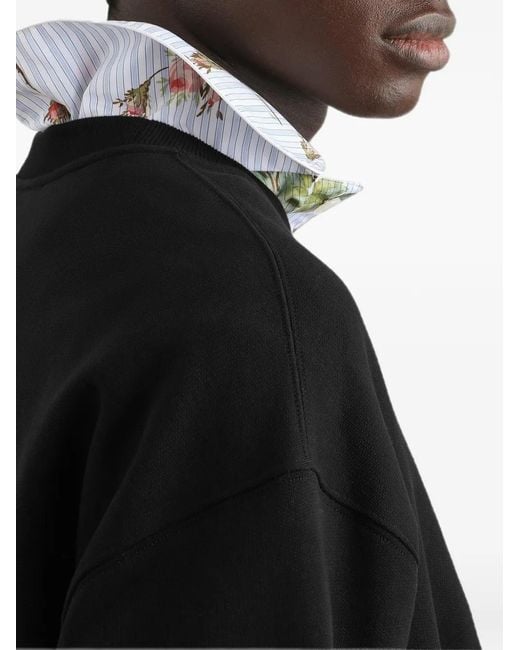 Dolce & Gabbana Black Crew Neck Sweatshirt for men