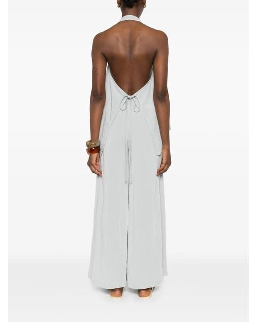 ELEH White V-Neck Blouse