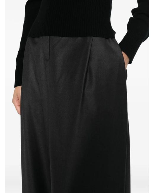 Dusan Gray Pleated-Design Trousers