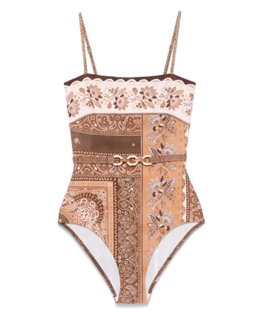 Zimmermann Lucky ワンピース水着 Brown