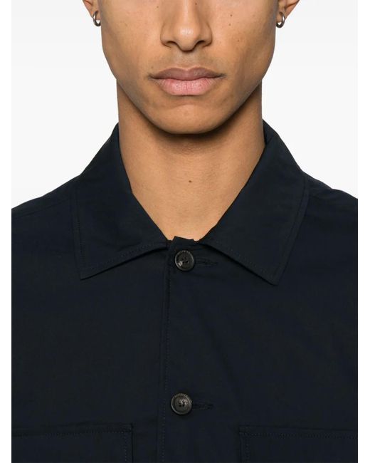 Giacca-Camicia Leggera di Peserico in Blue da Uomo