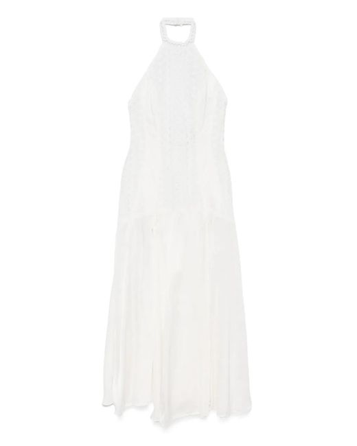 Charo Ruiz White Tarel Maxikleid