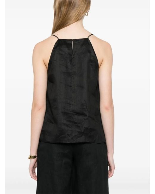 Max Mara Black Summer Top