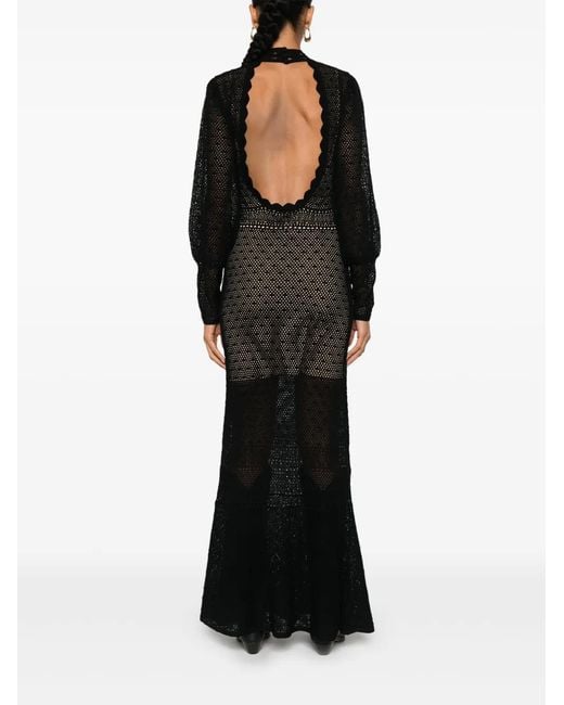 Twinset Lara マキシドレス Black