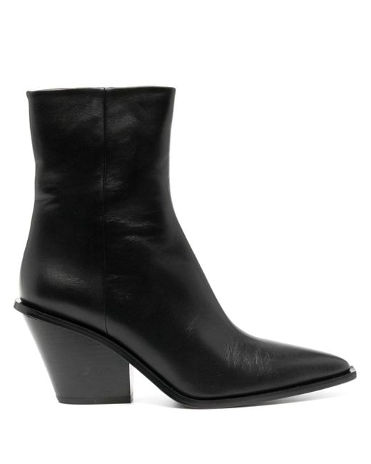 A.Emery Black The Odin 90mm Leather Boots