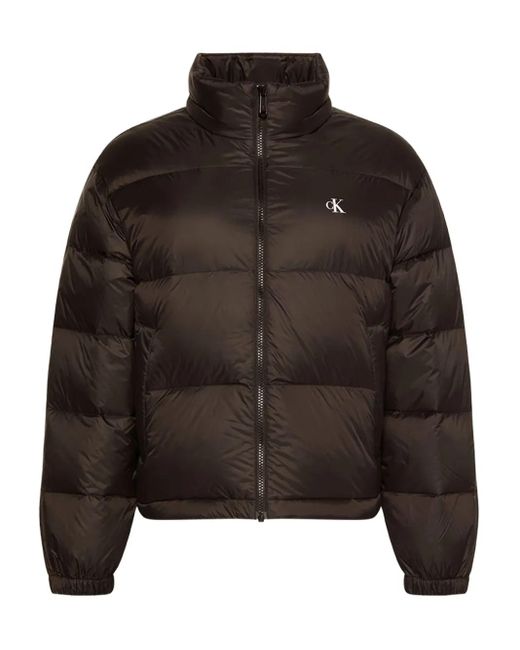 Calvin Klein Black Logo Puffer Jacket