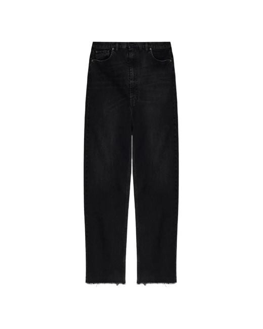 Maison Margiela Black Jean À Bords Francs