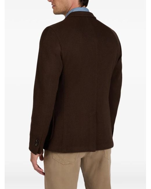 Blazer Hopsack Slim Slowear de hombre de color Brown