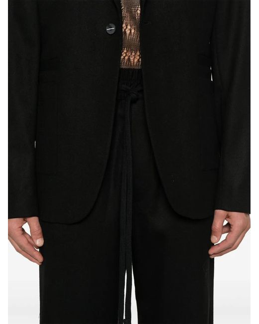 Thom Krom Black M P 6 Trousers for men