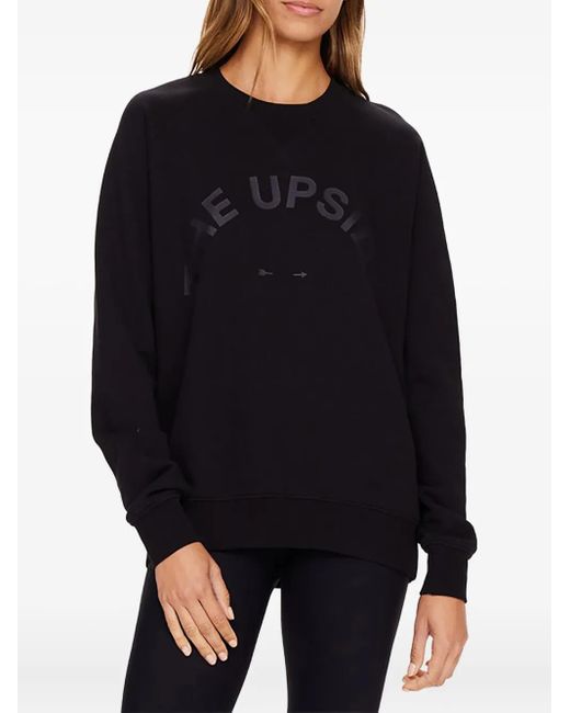 The Upside Black Logo-Print Sweatshirt