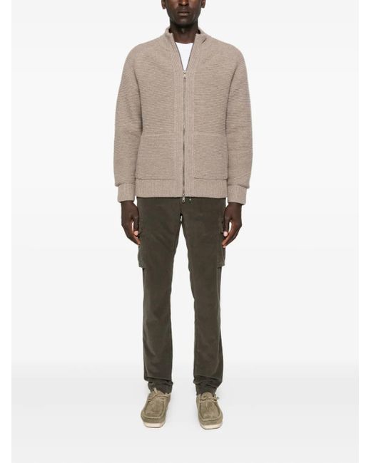 Mason's Gray Cardo-Pockets Trousers for men