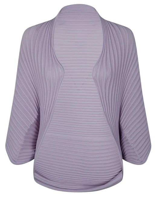 Issey Miyake Purple Stream Cardigan