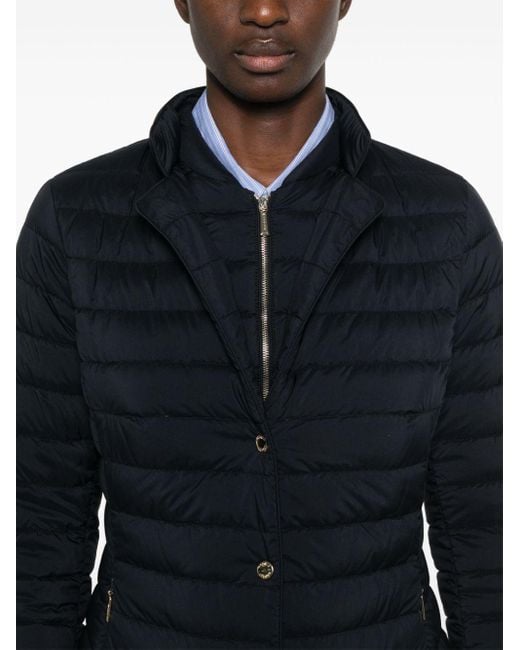 Manteau Shari à simple boutonnage Moorer en coloris Black