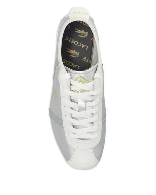 Baskets À Lacets Lacoste en coloris White