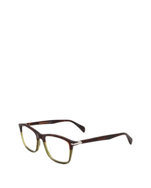 Rag & Bone Brille Mit Eckigem Gestell in Brown für Herren