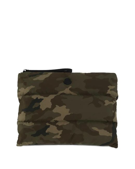 メンズ Moncler カモフラージュ クラッチバッグ Brown