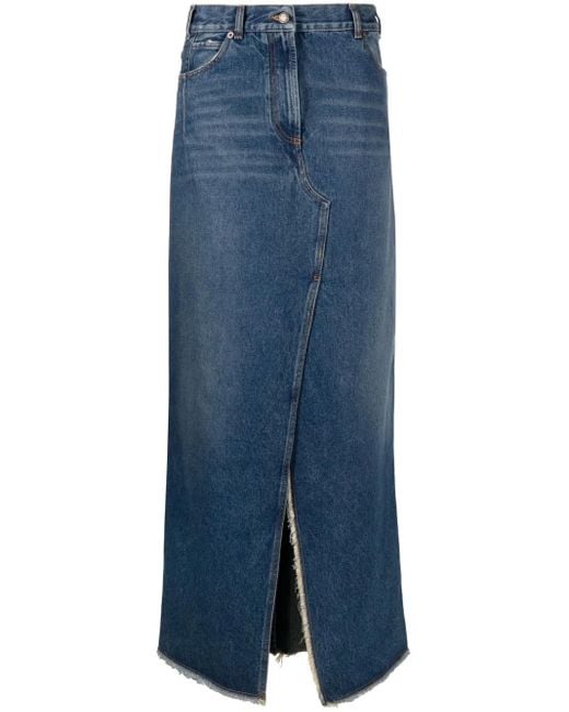 DARKPARK Blue Emma Denim Long Skirt