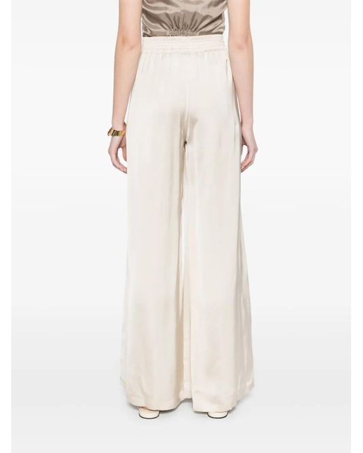 Fabiana Filippi White 100% Viscose Trousers