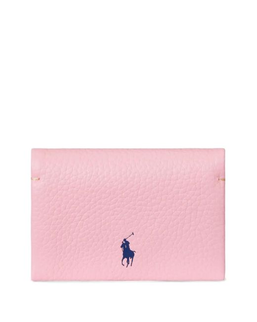 Polo Ralph Lauren Pink Polo Play Leather Wallet