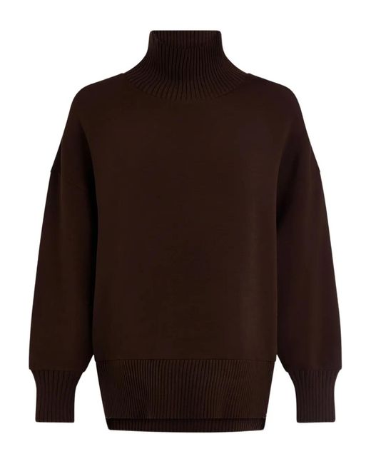 Varley Brown Pull Barker À Col Montant