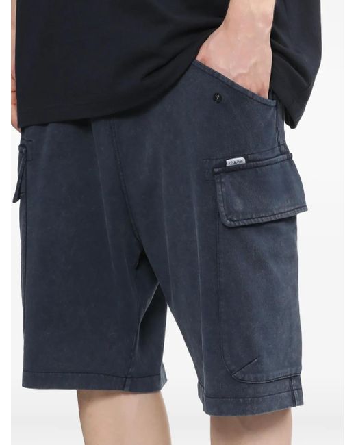 Alpha Industries Blue Cotton Shorts for men