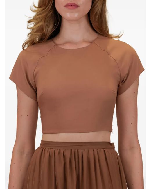 Azeeza Brown Aura Top