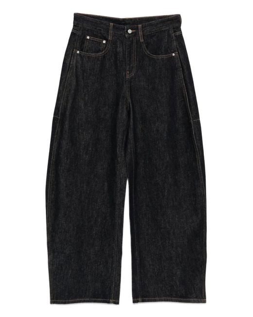 JNBY Black Cuffed Cotton Jeans