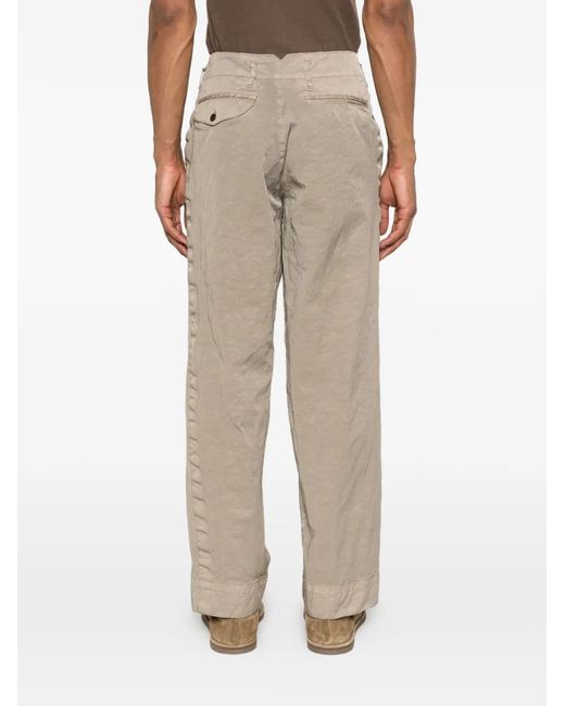 Kolor White Straight-Leg Trousers for men