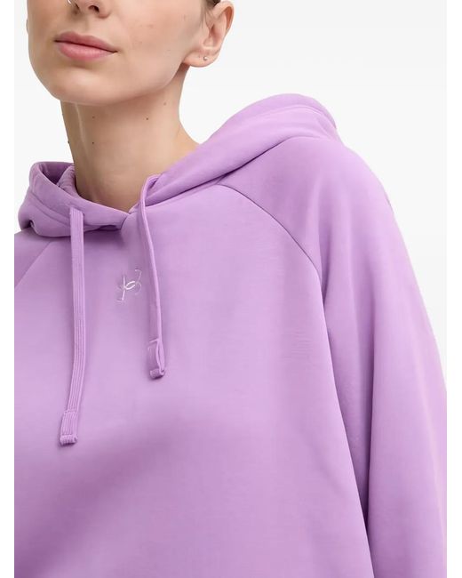 Under Armour Purple Hoodie Rival À Lien De Resserrage Et Poche Kangourou