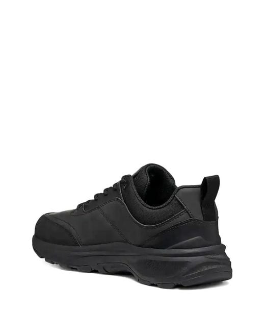 Geox Black Senales Abx Sneakers for men
