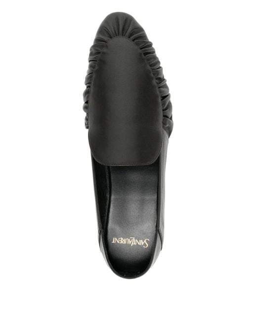 Saint Laurent Black Alain Flats