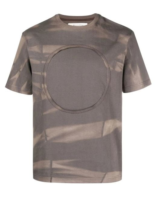 JiyongKim Gray Sun Bleached T-shirt for men