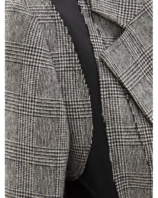 J.W. Anderson Gray Belted Patchwork Jacket