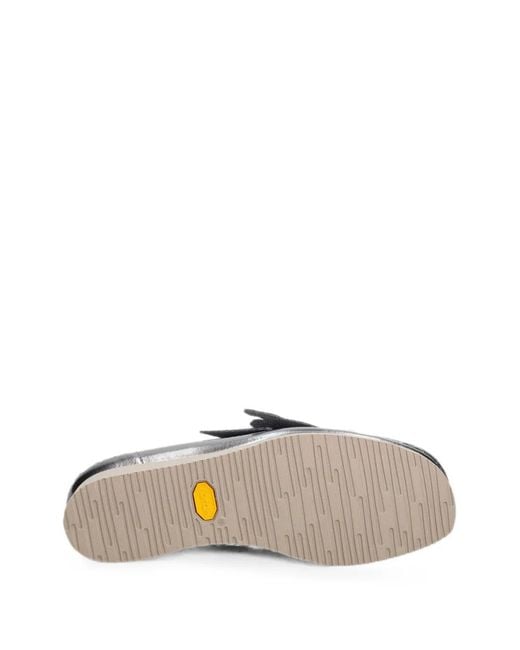 Clarks White Wallabees Metallic Loafers