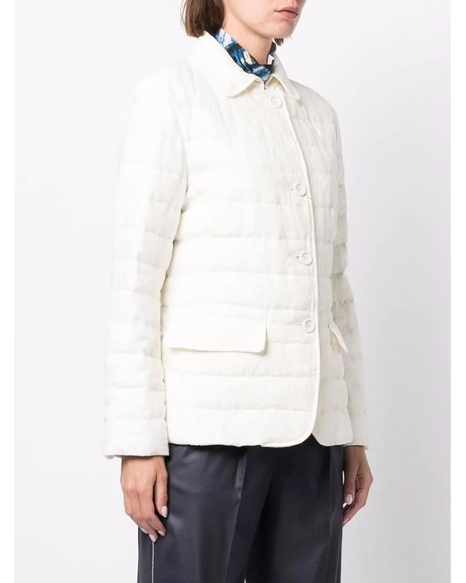 Herno White Padded Down Jacket