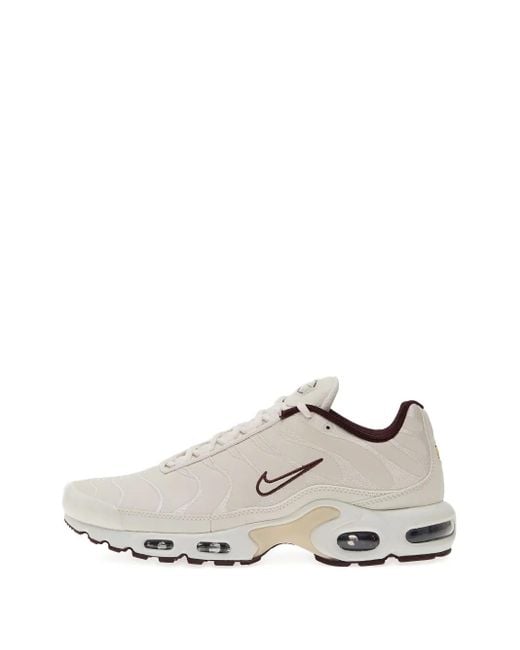 Nike White Air Max Plus Premium Sneakers for men