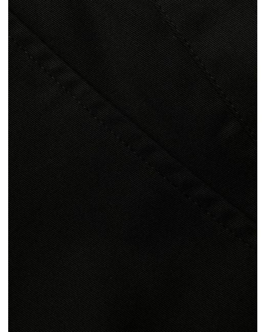 Dolce & Gabbana Black Logo-Tag Tailored Trousers for men