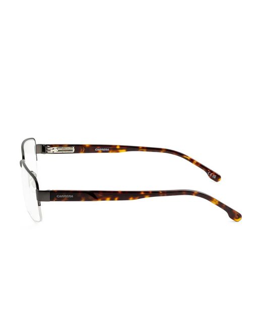 Carrera Brown Rectangle-Frame Glasses for men