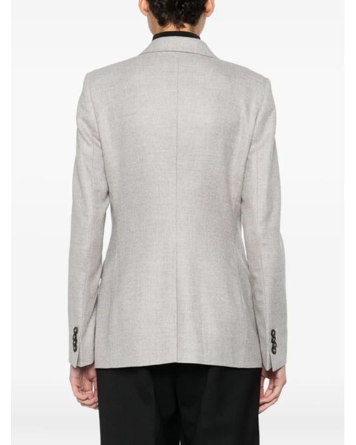 Chaqueta Con Botones Tagliatore de color White
