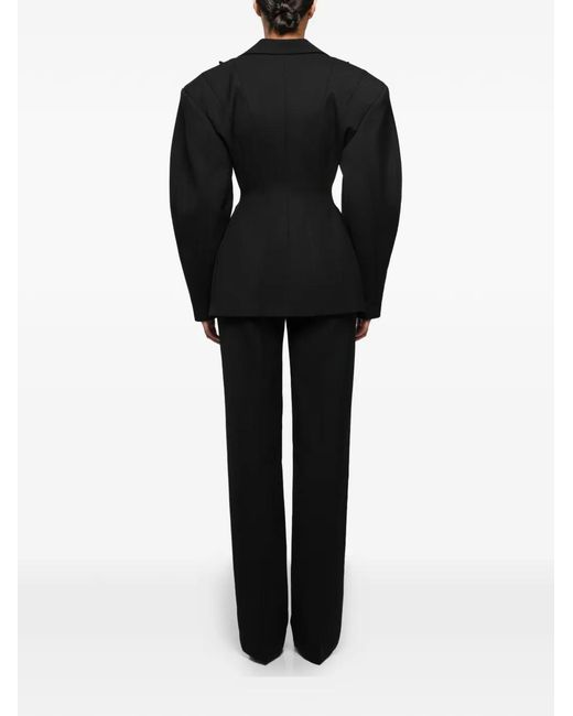 Anouki Black Double-Breasted Blazer