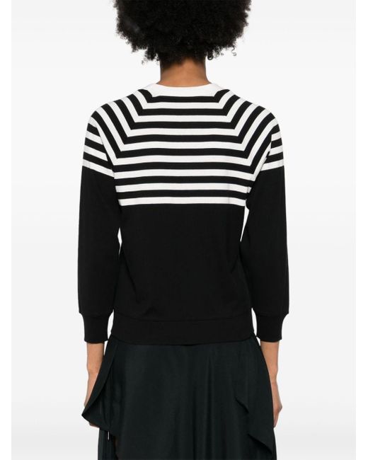 Givenchy Gestreepte Sweater in het Black