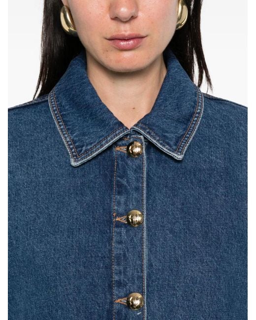 Anine Bing Blue Luca Jacket