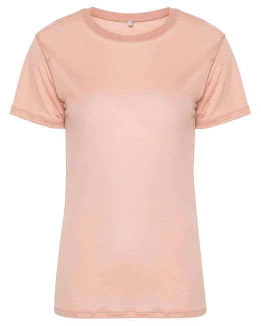 Baserange Pink Crew-neck T-shirt