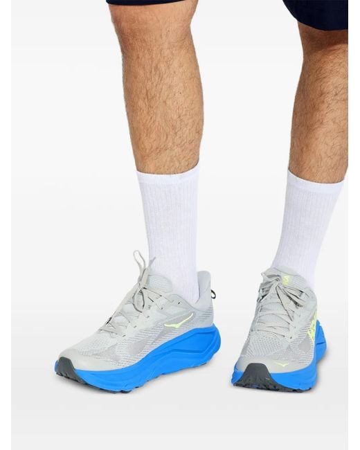 Hoka One One Blue Challenger 8 Mesh Sneakers for men