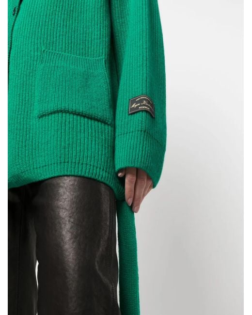 Cárdigan De Canalé MSGM de color Green