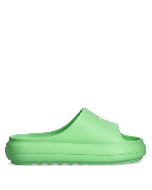 Sandales À Logo Embossé MSGM en coloris Green